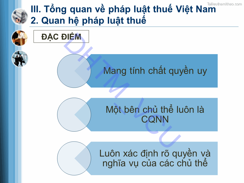 Iii Tổng Quan Về Pháp Luật Thuế Việt Nam Mang Tính Chất Quyền Uy