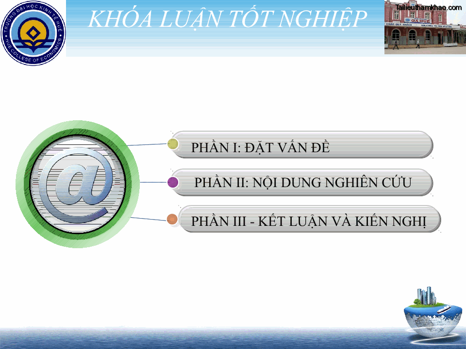 Khóa Luận Tốt Nghiệp Phần I Đặt Vấn Đề Phần Ii Nội Dung Nghiên