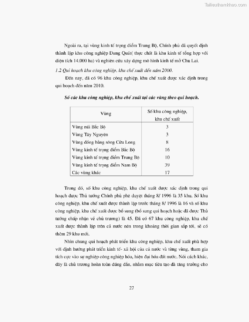 Khoa luan tot nghiep dau tu truc tiep nuoc ngoai vao khu cong nghiep khu che xuat thuc trang va giai phap trang 27
