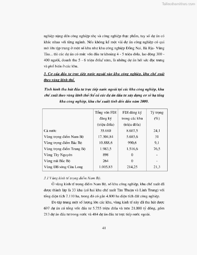 Khoa luan tot nghiep dau tu truc tiep nuoc ngoai vao khu cong nghiep khu che xuat thuc trang va giai phap trang 41