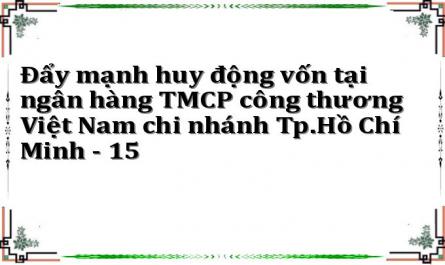 Đẩy mạnh huy động vốn tại ngân hàng TMCP công thương Việt Nam chi nhánh Tp.Hồ Chí Minh - 15