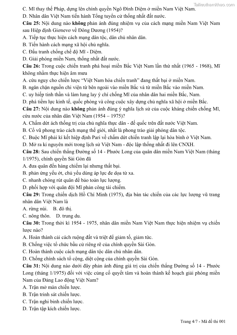 De thi giua hoc ki 2 mon lich su lop 12 nam 2020 2021 co dap an truong thpt nguyen chi thanh trang 4