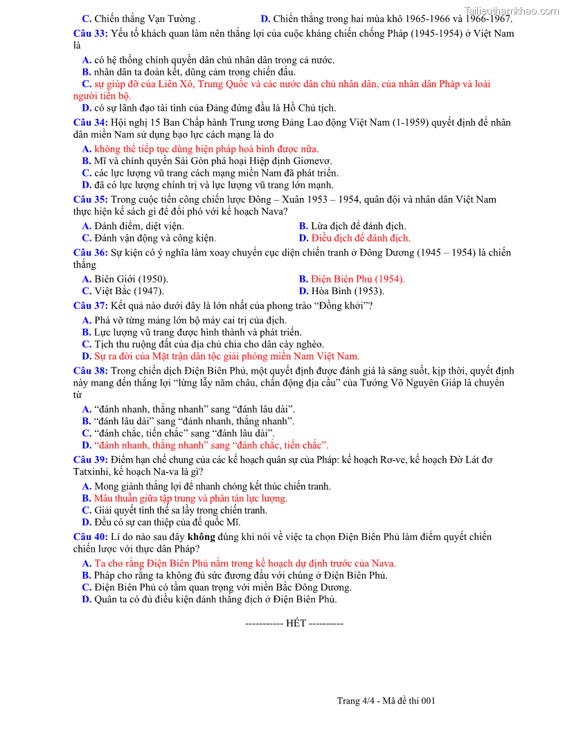 C Chiến Thắng Vạn Tường D Chiến Thắng Trong Hai Mùa Khô 1965 1966 Và