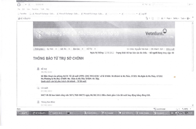 Hình 2 1 Giao diện chương trình FTP tại Vietinbank Hình 2 2 Cơ chế giá mua bán vốn 6