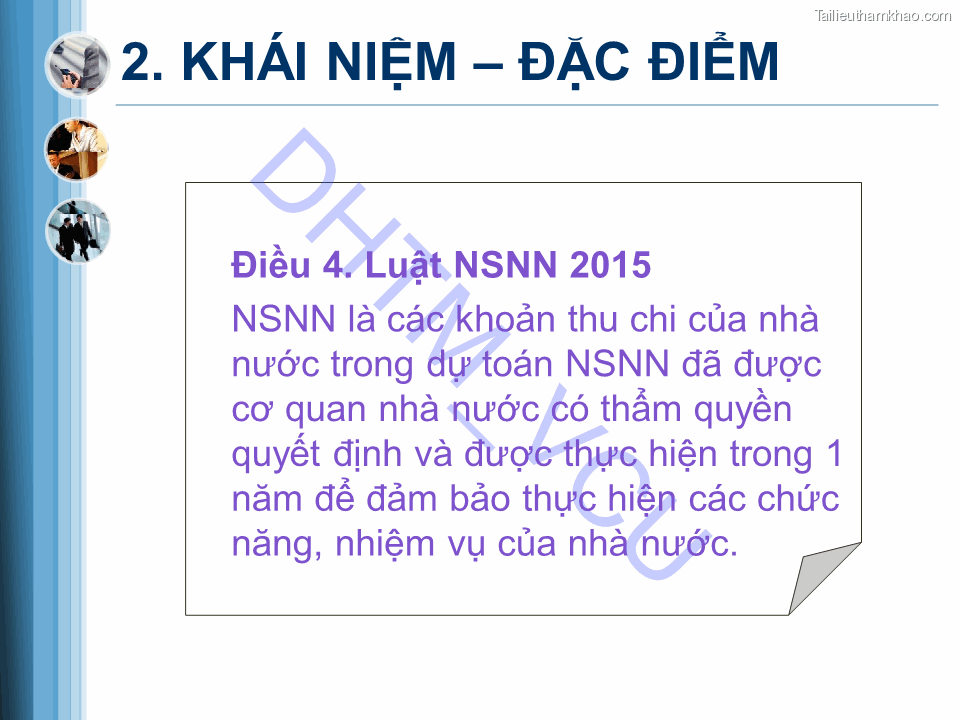 Dhtm Vcu 2 Khái Niệm – Đặc Điểm Điều 4 Luật Nsnn 2015 Nsnn Là Các