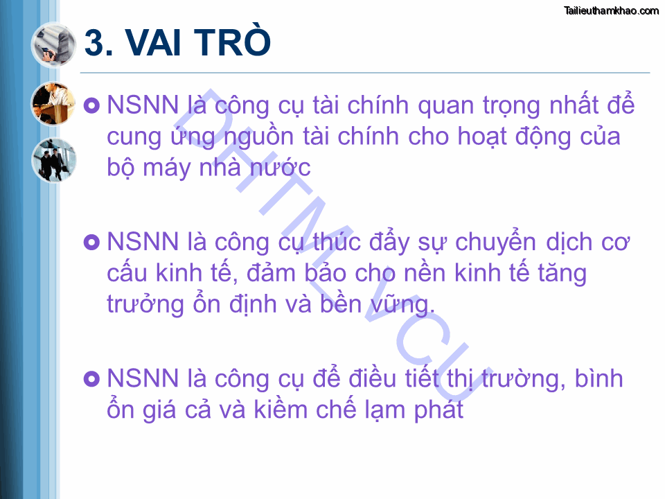 Dhtm Vcu 3 Vai Trò Nsnn Là Công Cụ Tài Chính Quan Trọng Nhất Để