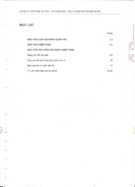 Phân tích tình hình tài chính tại Công ty cổ phần Tư vấn thương mại Dịch vụ Địa ốc Hoàng Quân 18 5