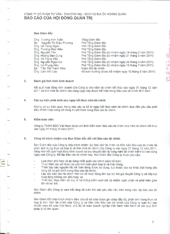 Phân tích tình hình tài chính tại Công ty cổ phần Tư vấn thương mại Dịch vụ Địa ốc Hoàng Quân 18 7