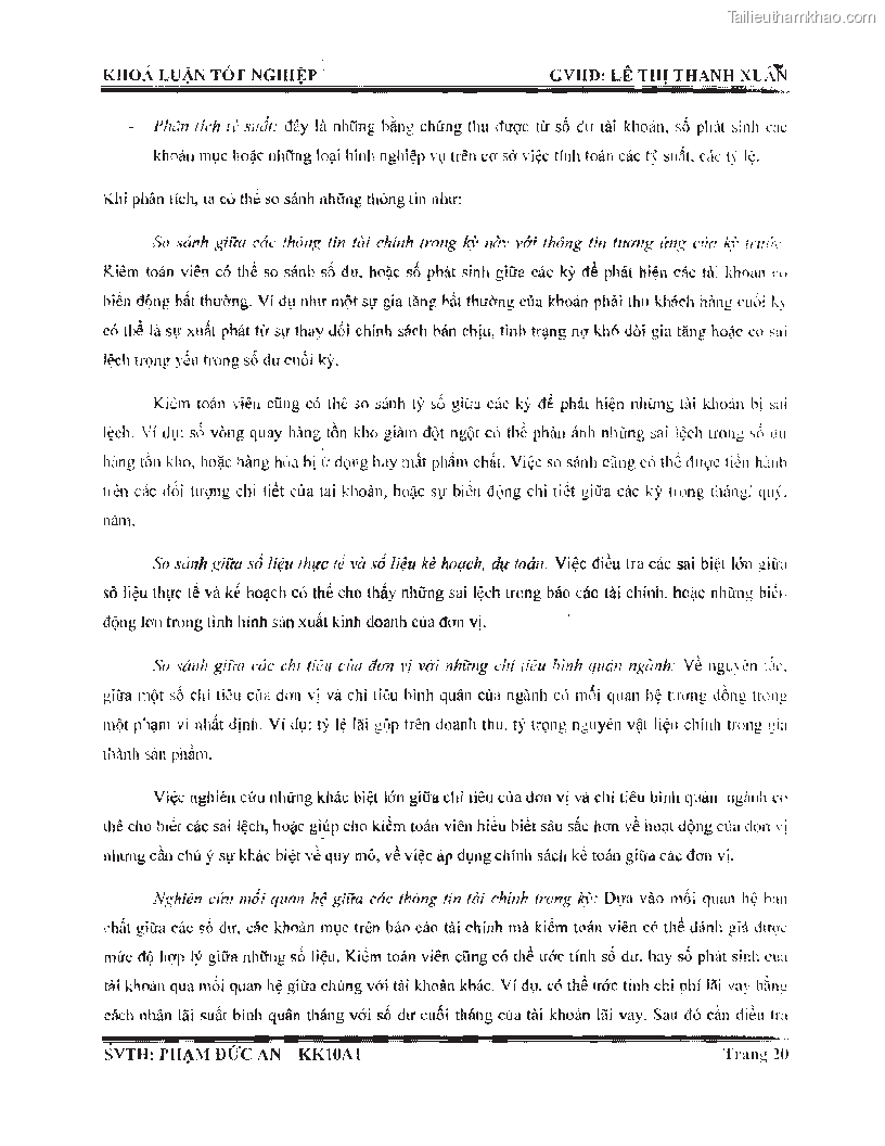 Khoa luan tot nghiep phuong phap thu thap bang chung kiem toan tai cong ty trach nhiem huu han tu van rong viet trang 26