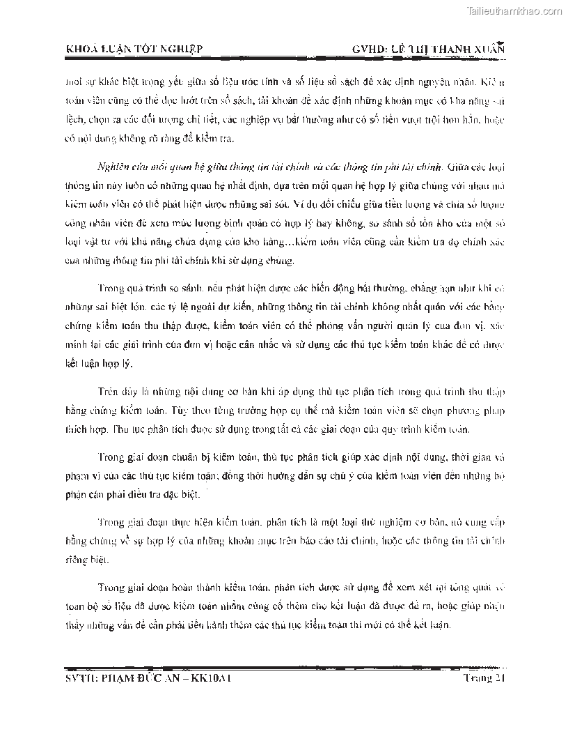 Khoa luan tot nghiep phuong phap thu thap bang chung kiem toan tai cong ty trach nhiem huu han tu van rong viet trang 27