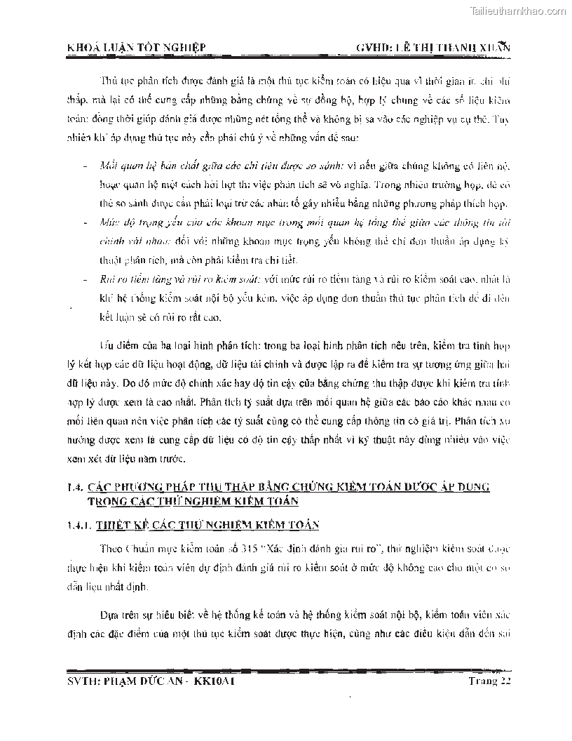Khoa luan tot nghiep phuong phap thu thap bang chung kiem toan tai cong ty trach nhiem huu han tu van rong viet trang 28
