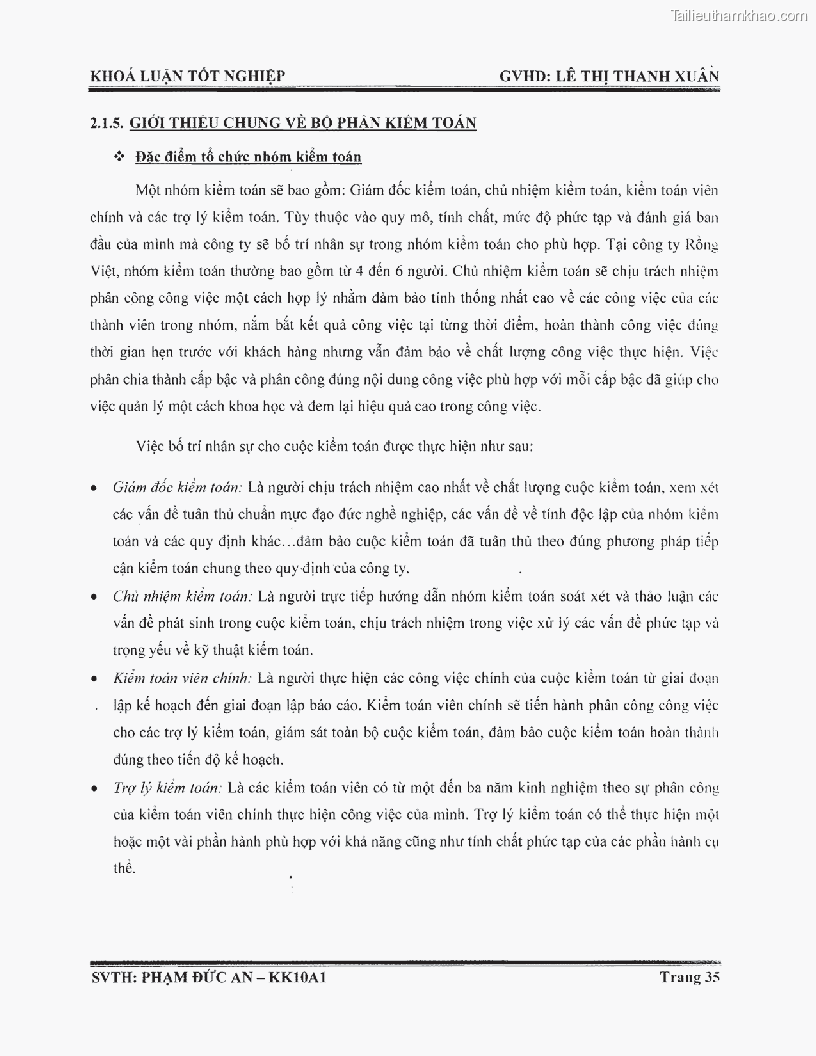 Khoa luan tot nghiep phuong phap thu thap bang chung kiem toan tai cong ty trach nhiem huu han tu van rong viet trang 41