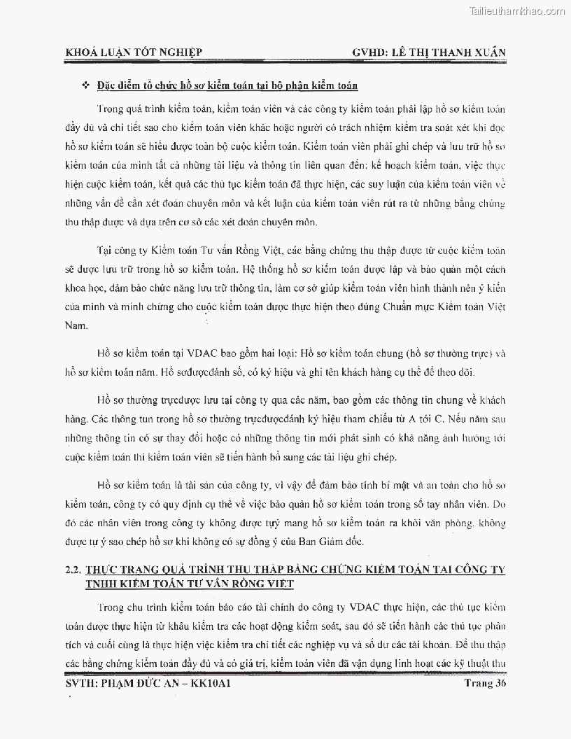 Khoa luan tot nghiep phuong phap thu thap bang chung kiem toan tai cong ty trach nhiem huu han tu van rong viet trang 42