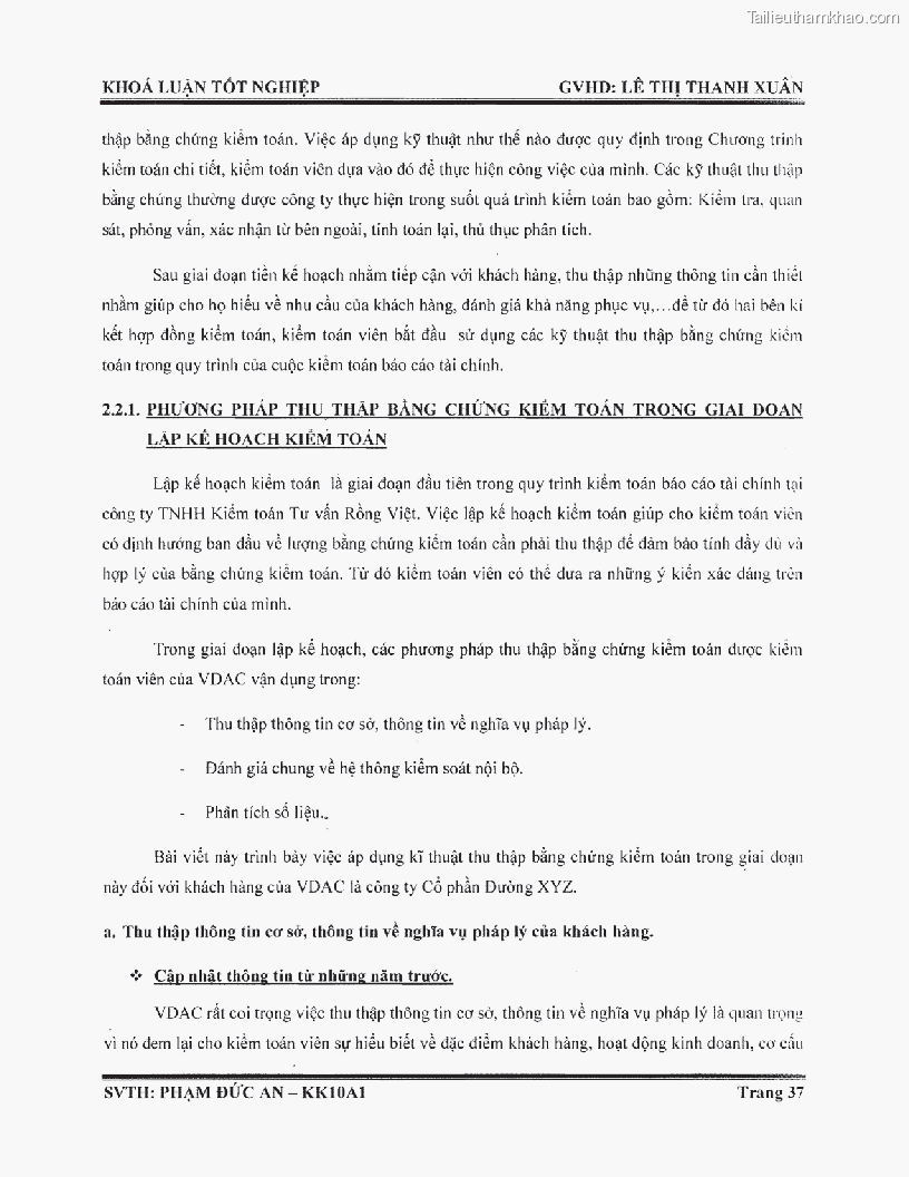 Khoa luan tot nghiep phuong phap thu thap bang chung kiem toan tai cong ty trach nhiem huu han tu van rong viet trang 43