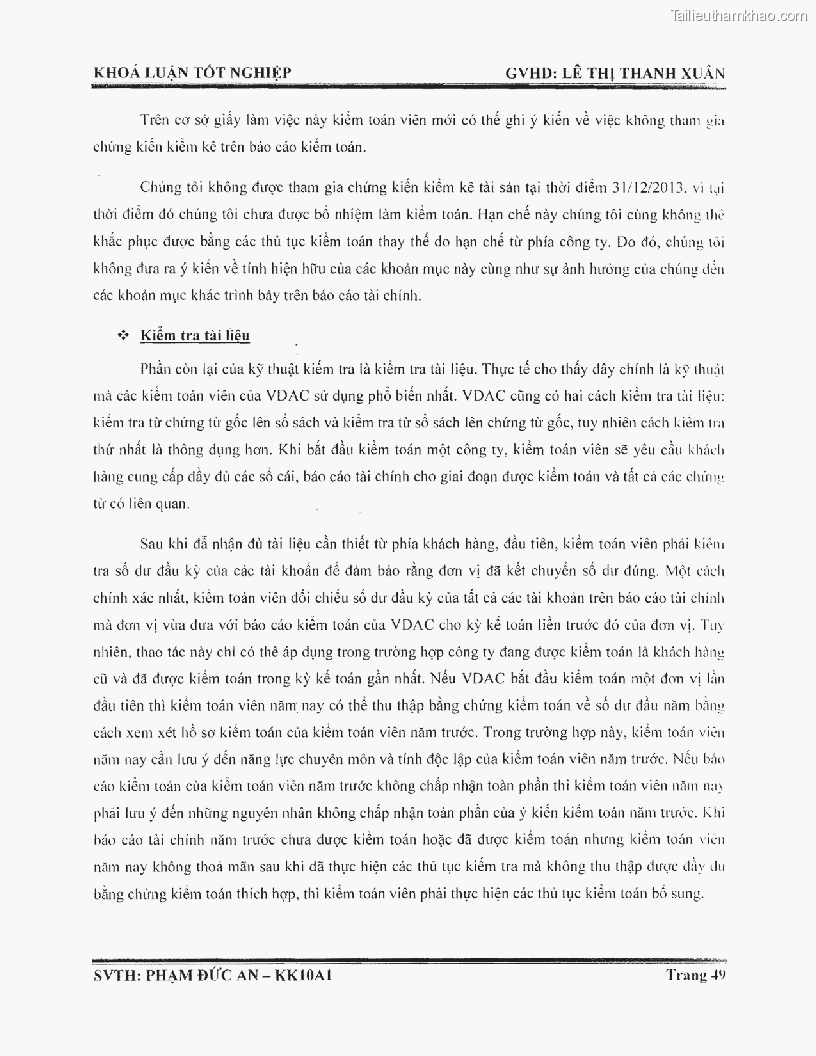 Khoa luan tot nghiep phuong phap thu thap bang chung kiem toan tai cong ty trach nhiem huu han tu van rong viet trang 55