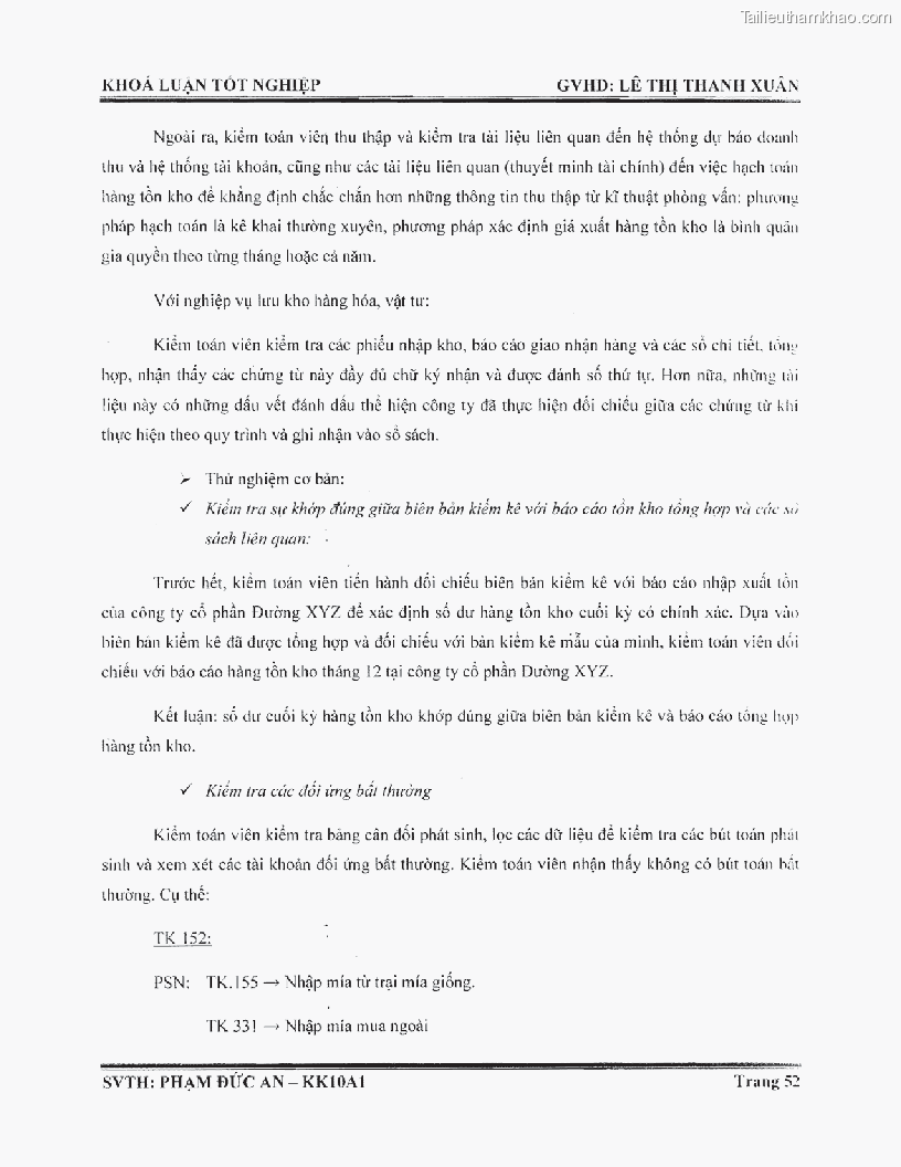 Khoa luan tot nghiep phuong phap thu thap bang chung kiem toan tai cong ty trach nhiem huu han tu van rong viet trang 58