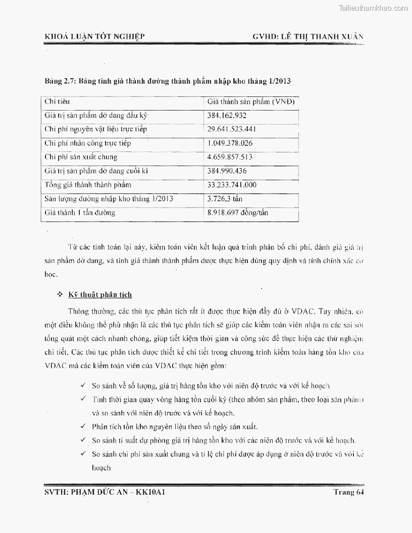 Khoa luan tot nghiep phuong phap thu thap bang chung kiem toan tai cong ty trach nhiem huu han tu van rong viet trang 70