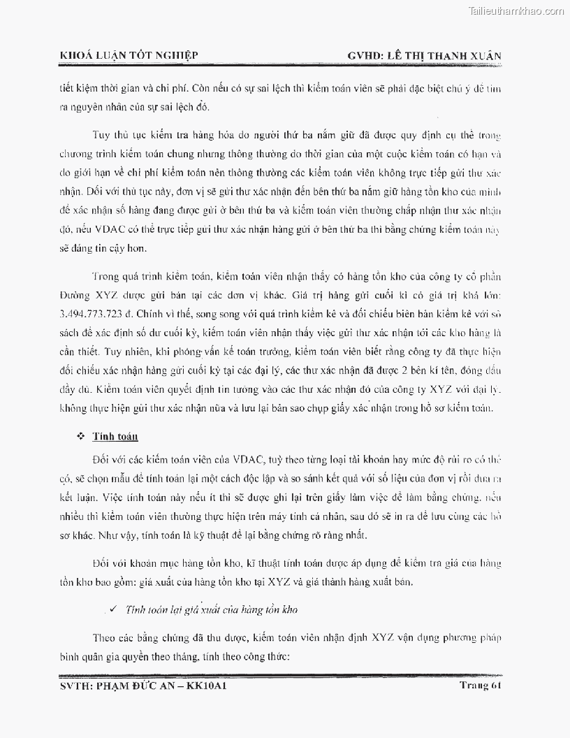 Khoa luan tot nghiep phuong phap thu thap bang chung kiem toan tai cong ty trach nhiem huu han tu van rong viet trang 67