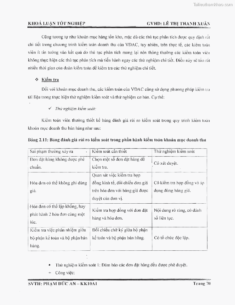 Khoa luan tot nghiep phuong phap thu thap bang chung kiem toan tai cong ty trach nhiem huu han tu van rong viet trang 76