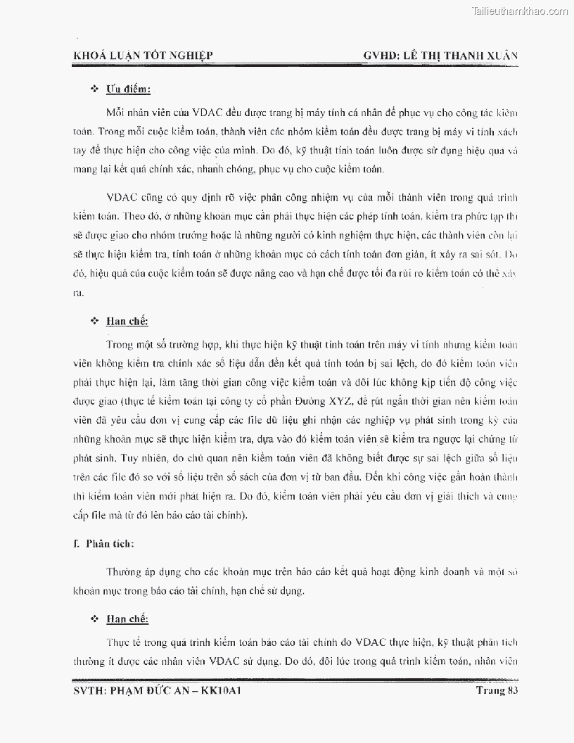 Khoa luan tot nghiep phuong phap thu thap bang chung kiem toan tai cong ty trach nhiem huu han tu van rong viet trang 89