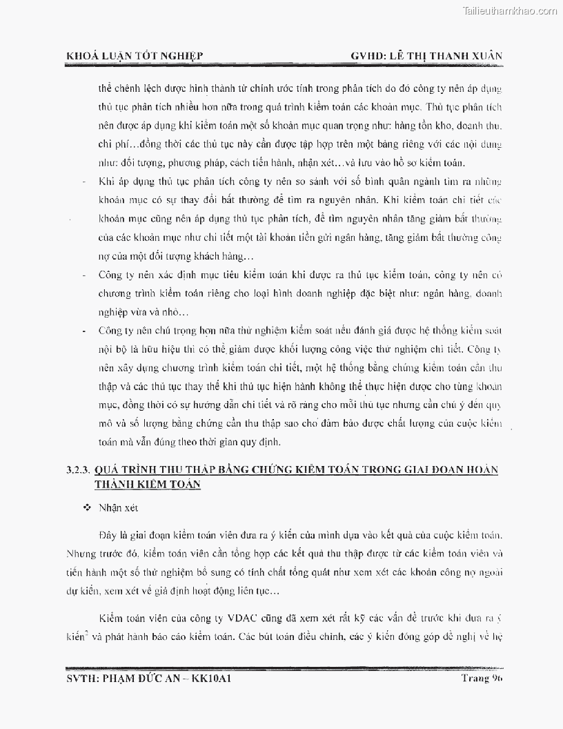 Khoa luan tot nghiep phuong phap thu thap bang chung kiem toan tai cong ty trach nhiem huu han tu van rong viet trang 102