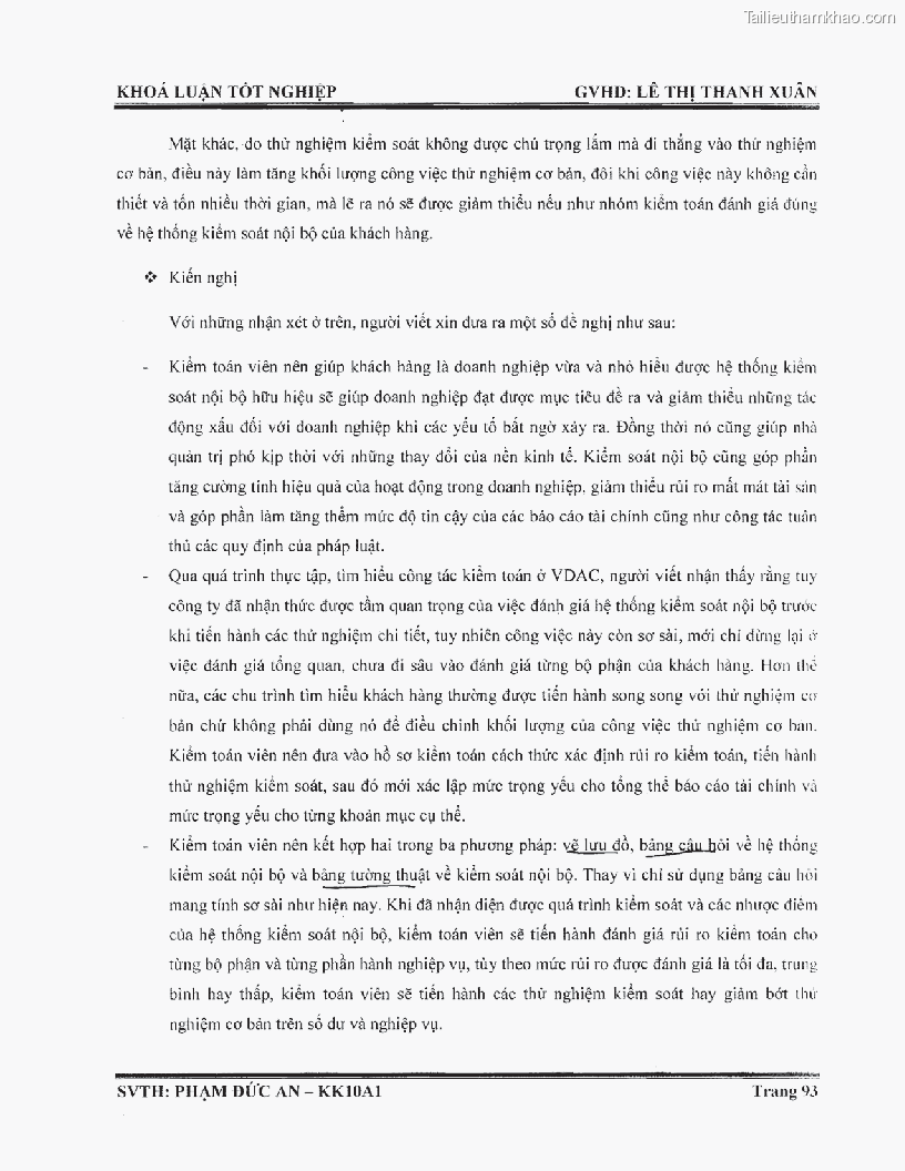 Khoa luan tot nghiep phuong phap thu thap bang chung kiem toan tai cong ty trach nhiem huu han tu van rong viet trang 99