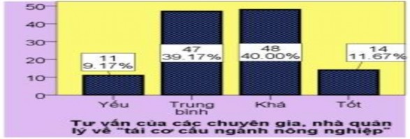 Biểu đồ 17 Theo Quý vị mức độ thông tin của báo chí ĐBSCL về tư vấn của 9