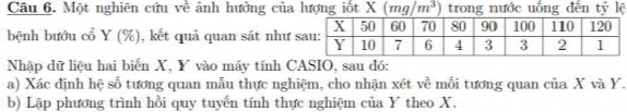 Hình 3 1 Câu hỏi trong đề thi học phần XS TKYH năm học 2015 2016 Câu hỏi này 1