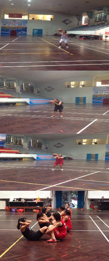 Tư thế ném rổ 3 điểm góc 45 o Tư thế ném rổ 3 điểm góc chính diện 90 o 3