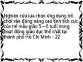 Phan Thị Thu (2006), Giáo Trình Phương Pháp Giáo Dục Thể Chất Cho Trẻ Mầm Non , Hà Nội: Giáo Dục .