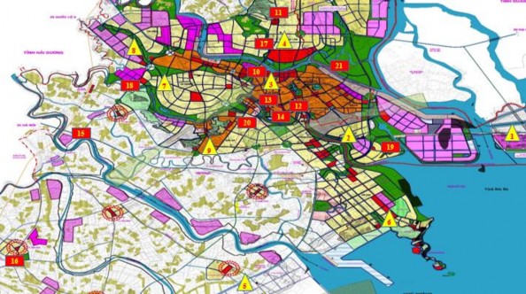 Hình 4 4 – Đề xuất vị trí quy hoạch các trung tâm VTHKCC tại TP Hải Phòng giai 1