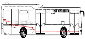 Hình 4 11 Xe buýt có sàn thấp và có bậc lên xuống thấp 4 3 8 Giải pháp phát 2