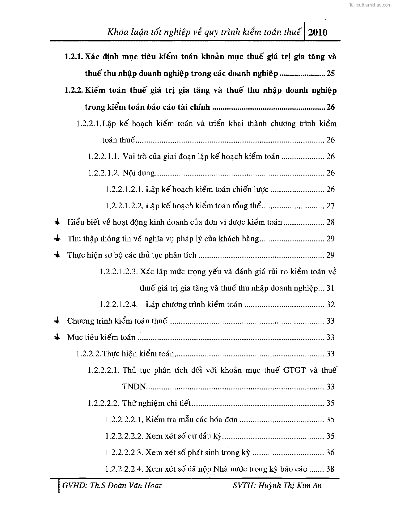 Khoa luan tot nghiep quy trinh kiem toan thue gia tri gia tang v thue thu nhap doanh nghiep tai cong ty tnhh dv tu van tai chinh ke toan v kiem toan phia nam aascsc trang 4