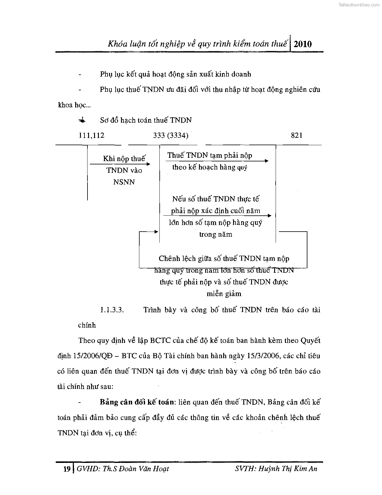 Khoa luan tot nghiep quy trinh kiem toan thue gia tri gia tang v thue thu nhap doanh nghiep tai cong ty tnhh dv tu van tai chinh ke toan v kiem toan phia nam aascsc trang 27