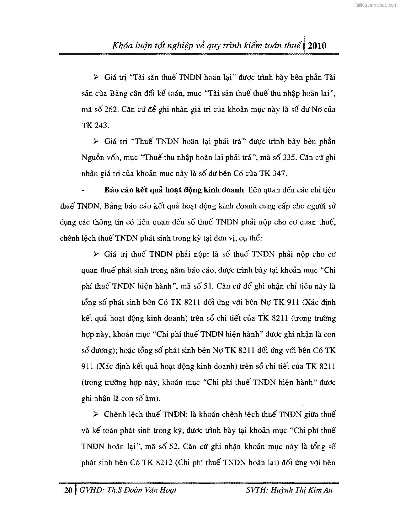Khoa luan tot nghiep quy trinh kiem toan thue gia tri gia tang v thue thu nhap doanh nghiep tai cong ty tnhh dv tu van tai chinh ke toan v kiem toan phia nam aascsc trang 28