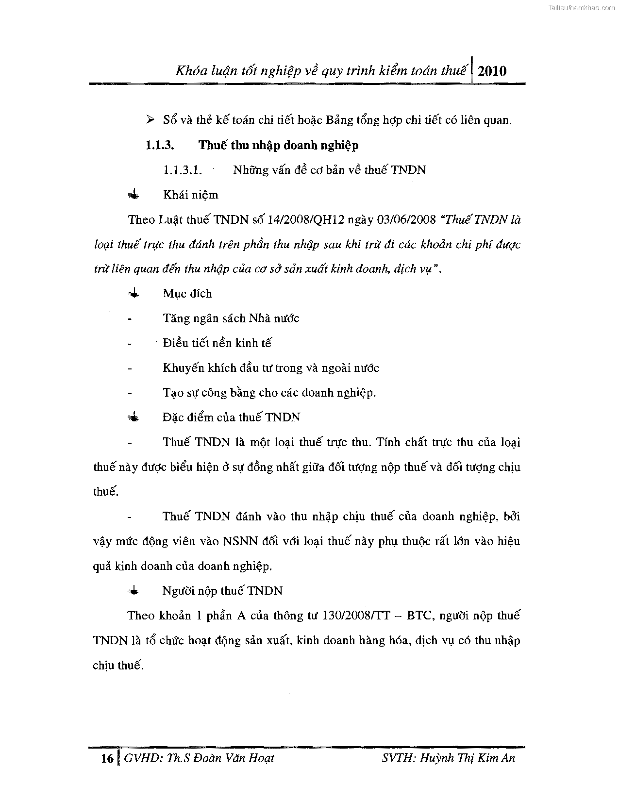 Khoa luan tot nghiep quy trinh kiem toan thue gia tri gia tang v thue thu nhap doanh nghiep tai cong ty tnhh dv tu van tai chinh ke toan v kiem toan phia nam aascsc trang 24