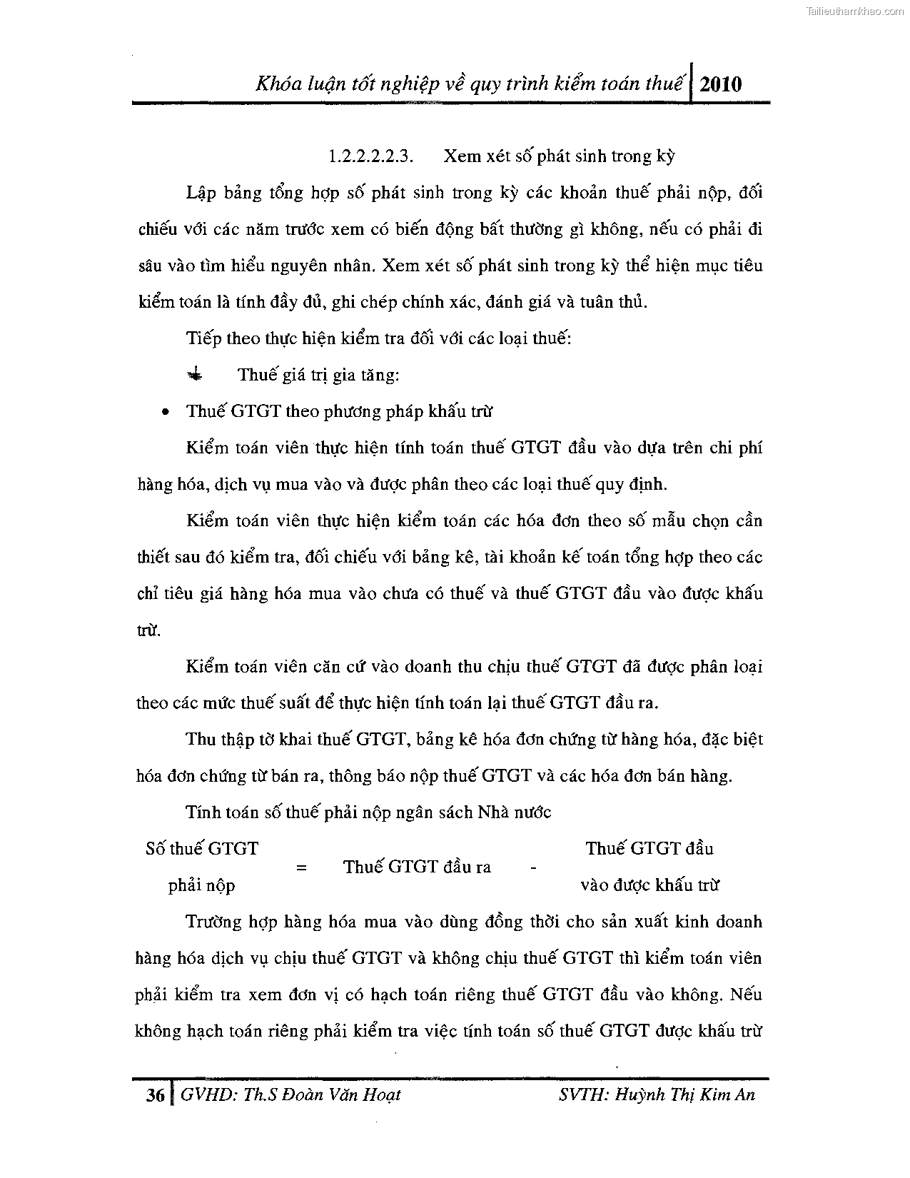 Khoa luan tot nghiep quy trinh kiem toan thue gia tri gia tang v thue thu nhap doanh nghiep tai cong ty tnhh dv tu van tai chinh ke toan v kiem toan phia nam aascsc trang 44