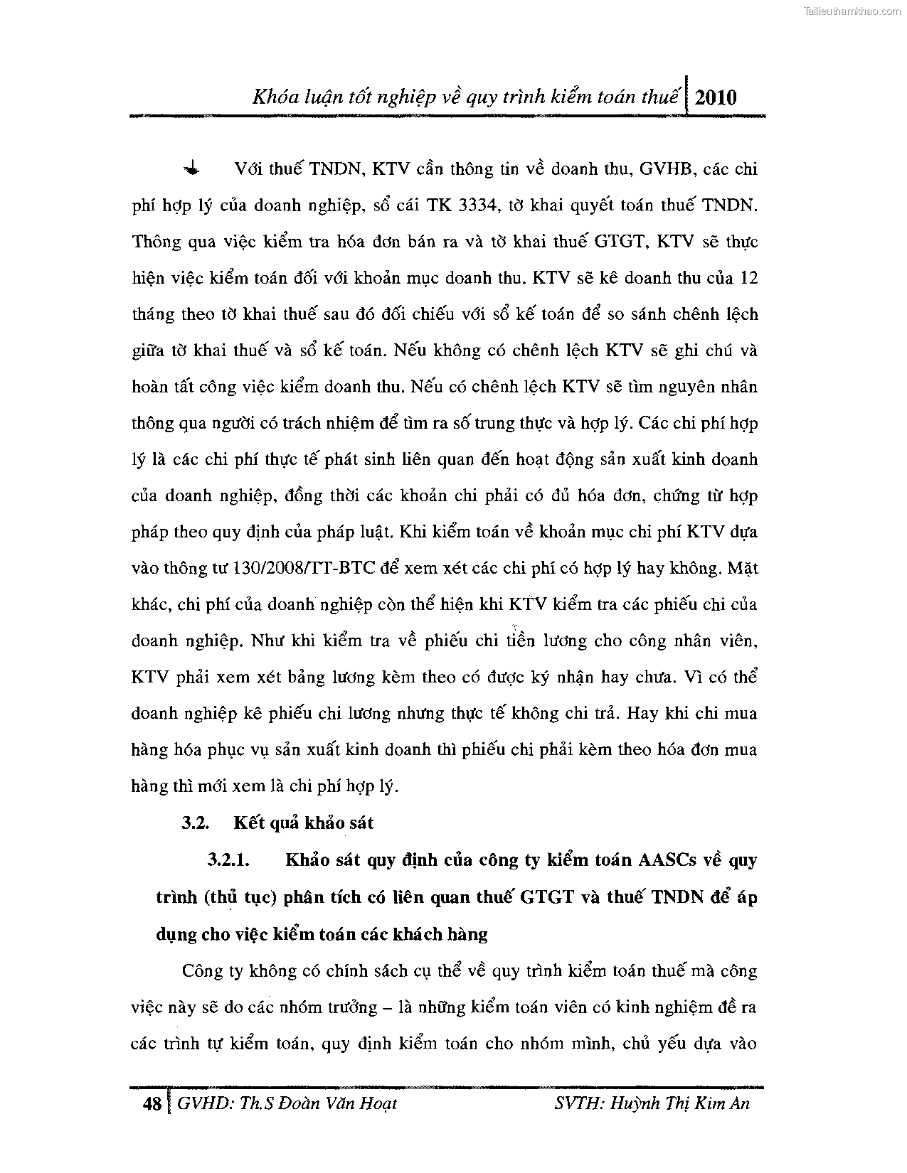 Khoa luan tot nghiep quy trinh kiem toan thue gia tri gia tang v thue thu nhap doanh nghiep tai cong ty tnhh dv tu van tai chinh ke toan v kiem toan phia nam aascsc trang 56