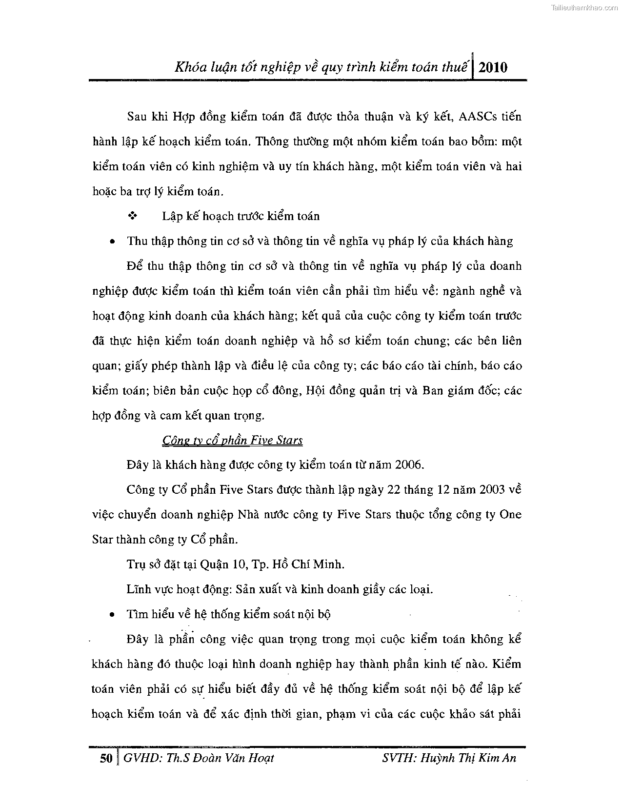 Khoa luan tot nghiep quy trinh kiem toan thue gia tri gia tang v thue thu nhap doanh nghiep tai cong ty tnhh dv tu van tai chinh ke toan v kiem toan phia nam aascsc trang 58