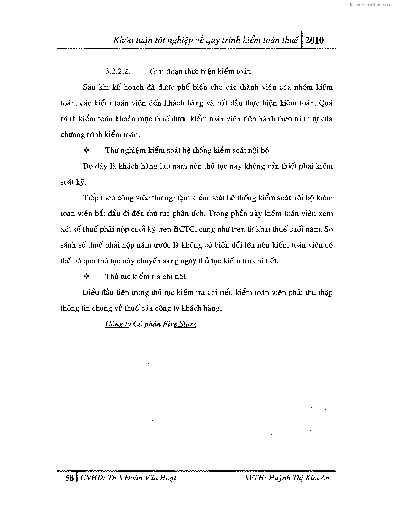 Khoa luan tot nghiep quy trinh kiem toan thue gia tri gia tang v thue thu nhap doanh nghiep tai cong ty tnhh dv tu van tai chinh ke toan v kiem toan phia nam aascsc trang 66