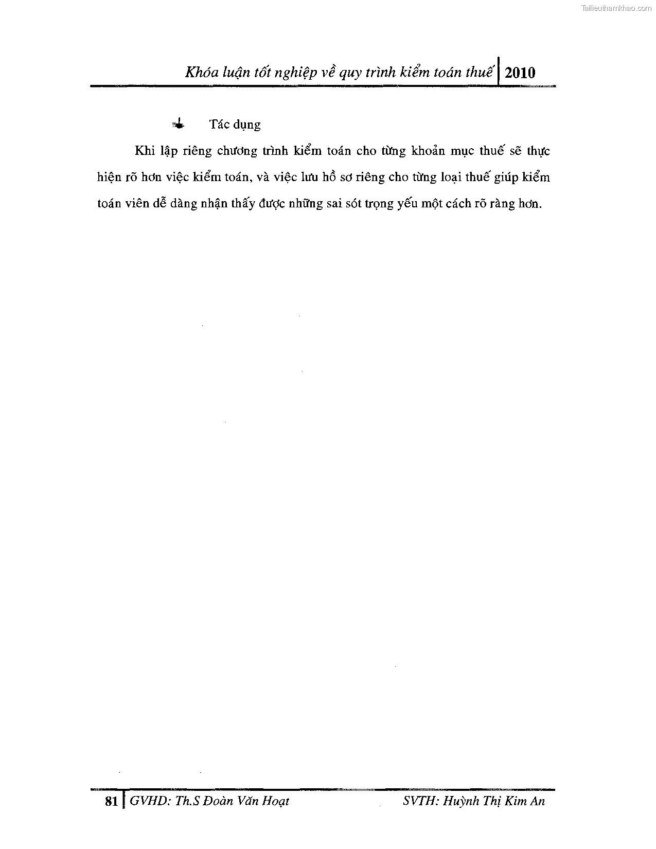 Khoa luan tot nghiep quy trinh kiem toan thue gia tri gia tang v thue thu nhap doanh nghiep tai cong ty tnhh dv tu van tai chinh ke toan v kiem toan phia nam aascsc trang 89
