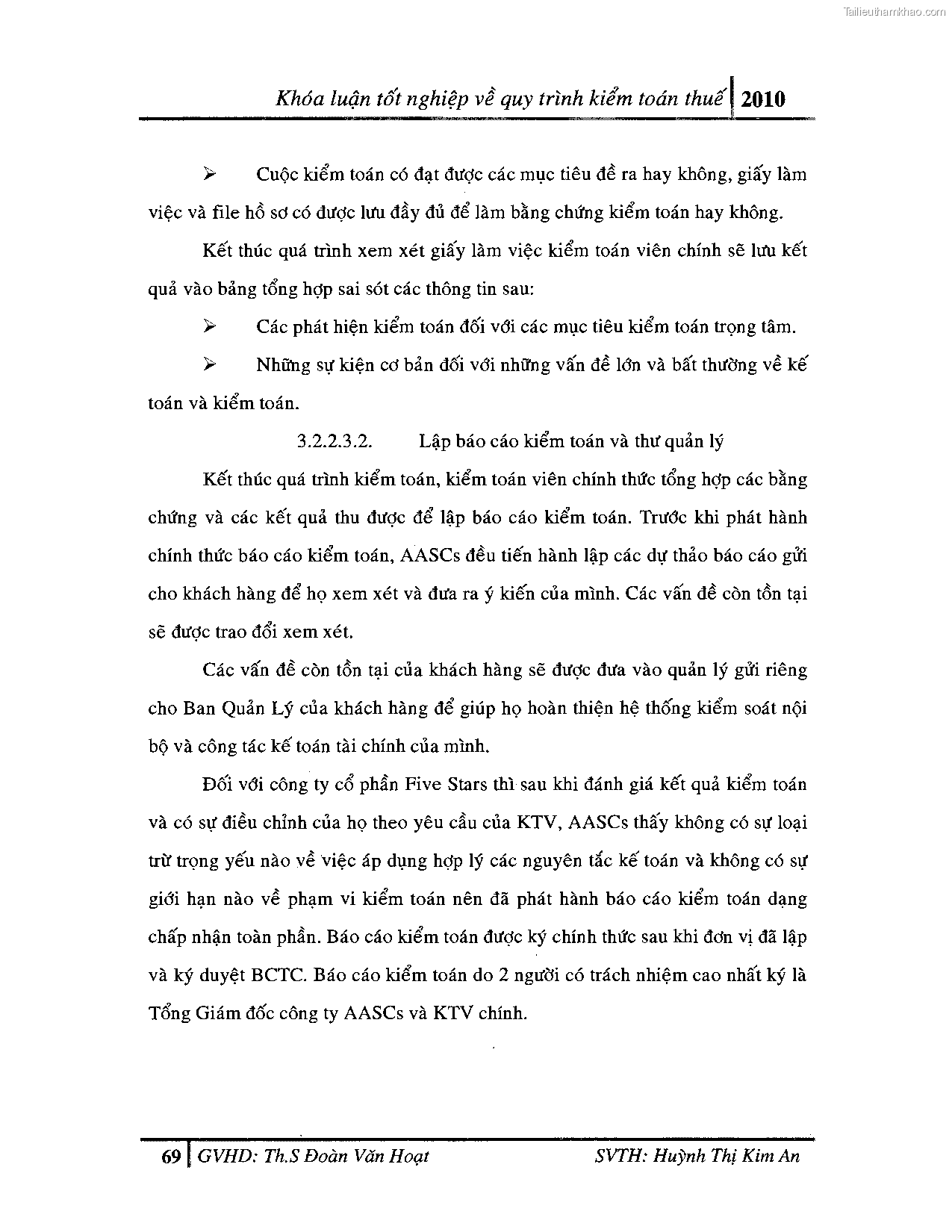 Khoa luan tot nghiep quy trinh kiem toan thue gia tri gia tang v thue thu nhap doanh nghiep tai cong ty tnhh dv tu van tai chinh ke toan v kiem toan phia nam aascsc trang 77