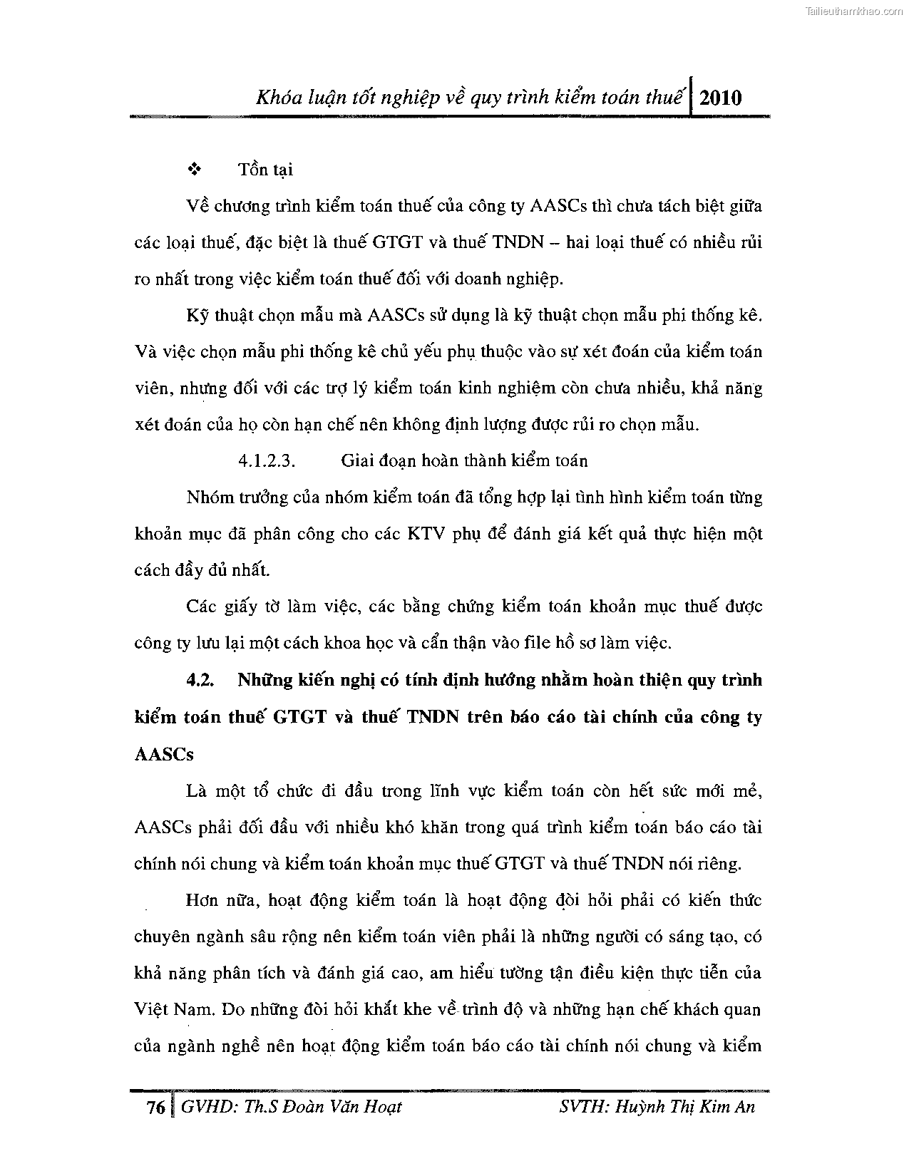 Khoa luan tot nghiep quy trinh kiem toan thue gia tri gia tang v thue thu nhap doanh nghiep tai cong ty tnhh dv tu van tai chinh ke toan v kiem toan phia nam aascsc trang 84