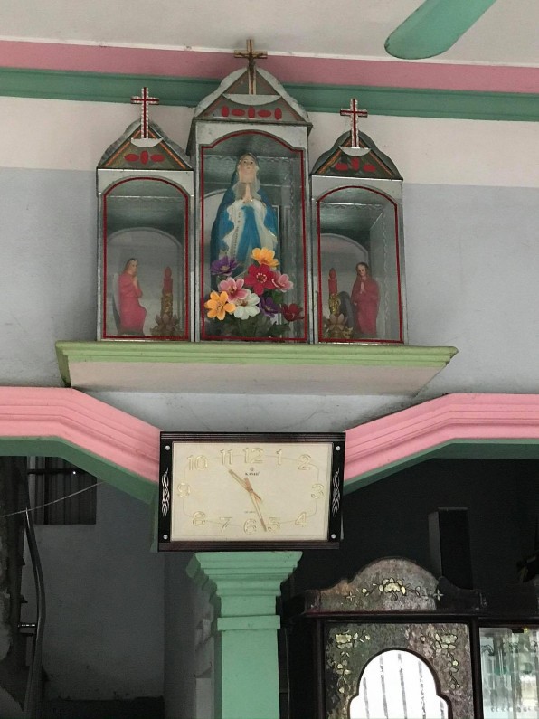 Hình 18 Bàn thờ Đức Mẹ của Giáo dân Vỉ Nhuế Nam Định hình Ncs chụp ngày 3