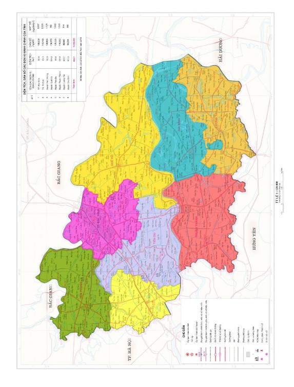 Lãng Phù Khê Nguồn Tác giả sưu tầm 1 Bản đồ hành chính tỉnh Bắc Ninh 1