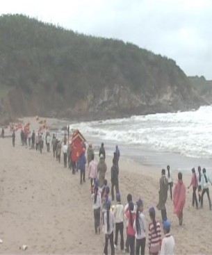 7 3 4 Lễ rước bộ trong lễ hội đền Eo Bạch xã Kỳ Lợi thị xã Kỳ Anh 15