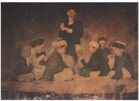 Ảnh 3 Tác phẩm Bình văn Tác giả LÊ VĂN MIẾN Khuôn khổ 68 x 97cm Chất 3