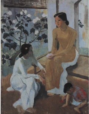 Ảnh 14 Tác phẩm Hai thiếu nữ và em bé Ảnh 15 Tác phẩm Tĩnh vật 4