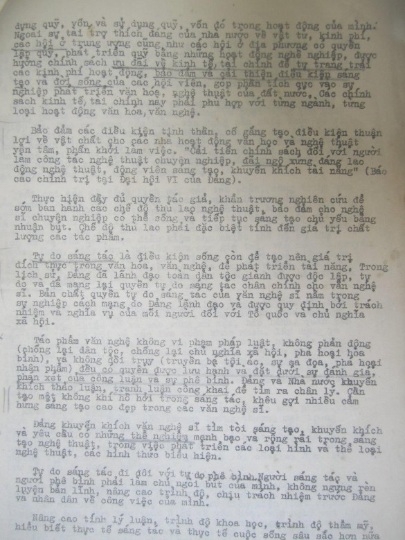 SÁNG TẠO ĐƯA VĂN HỌC NGHỆ THUẬT VÀ VĂN HÓA PHÁT TRIỂN LÊN MỘT BƯỚC MỚI 6