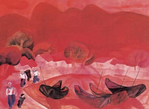 4 1 4 Lương Xuân Đoàn Chiều trên đảo Hòn Tre Lụa 1980 Nguồn Tạp chí Mỹ 4